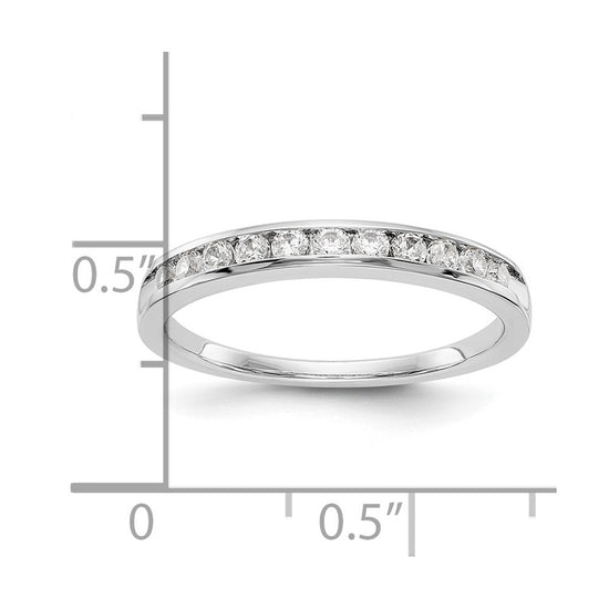 11-Stone Diamond Channel Bands