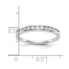 11-Stone Diamond Channel Bands