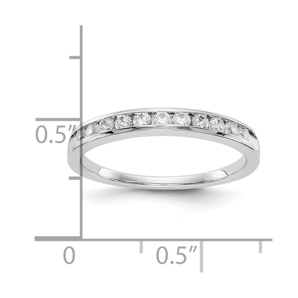 11-Stone Diamond Channel Bands
