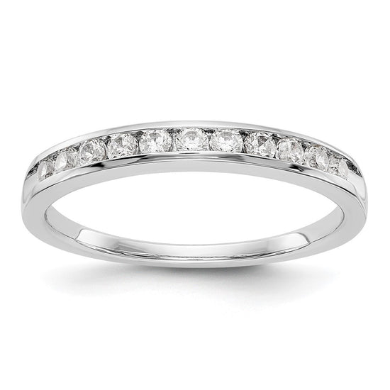 11-Stone Diamond Channel Bands