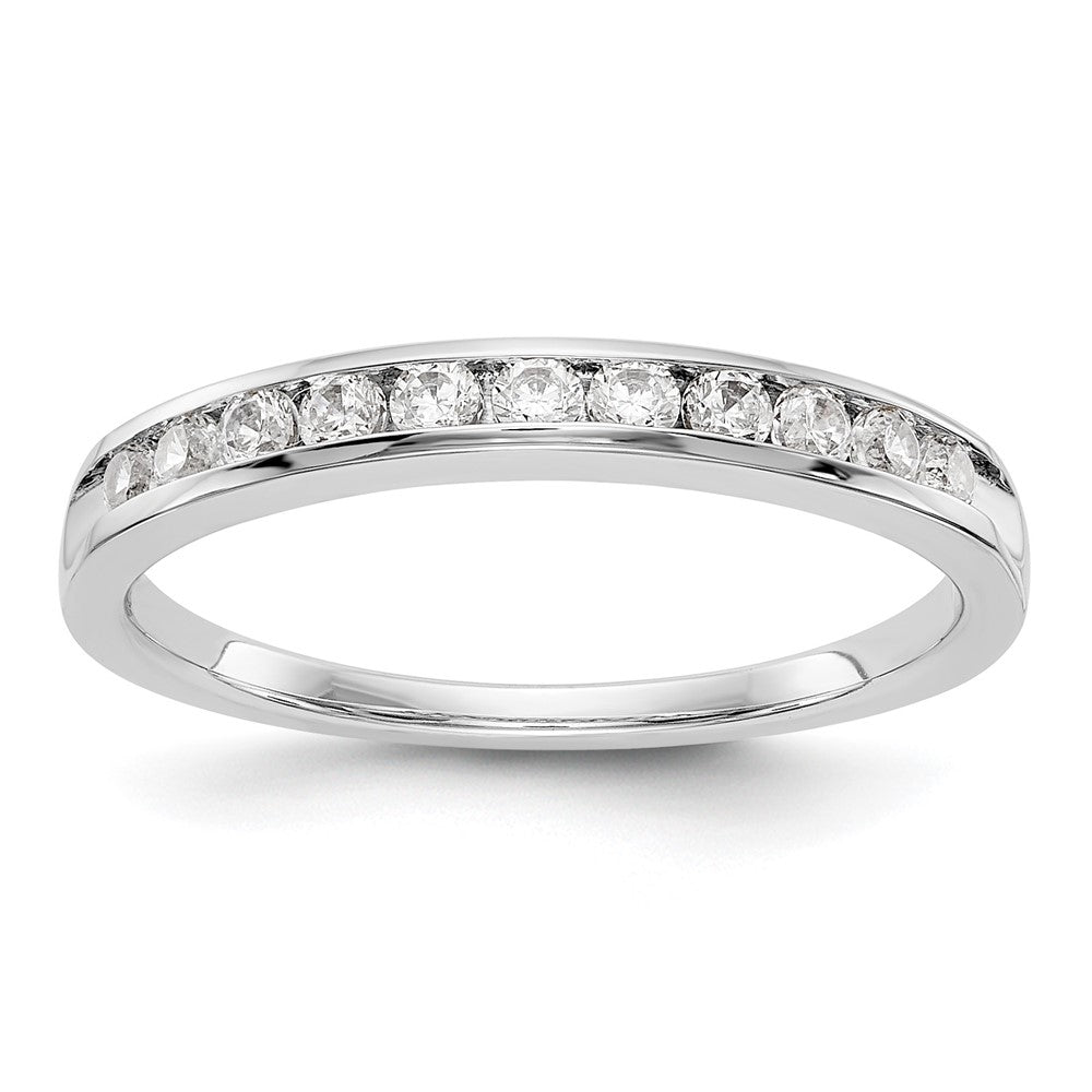 11-Stone Diamond Channel Bands