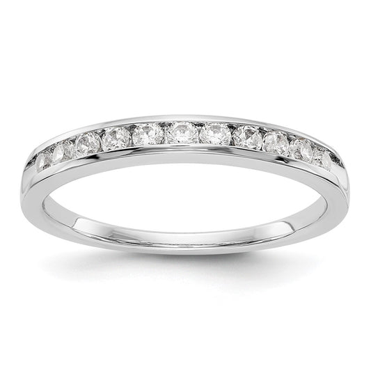 11-Stone Diamond Channel Bands