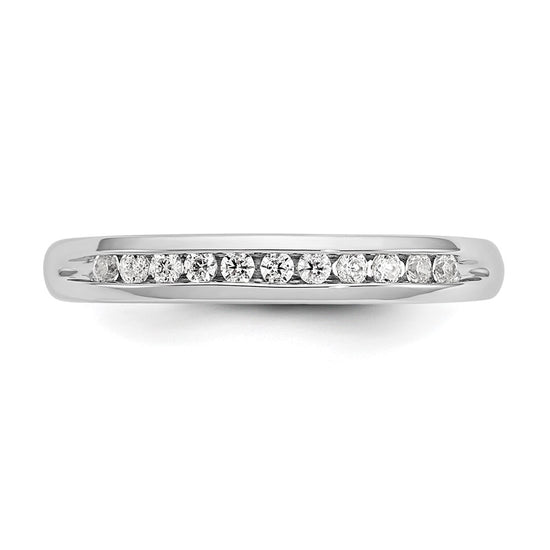 11-Stone Diamond Channel Bands