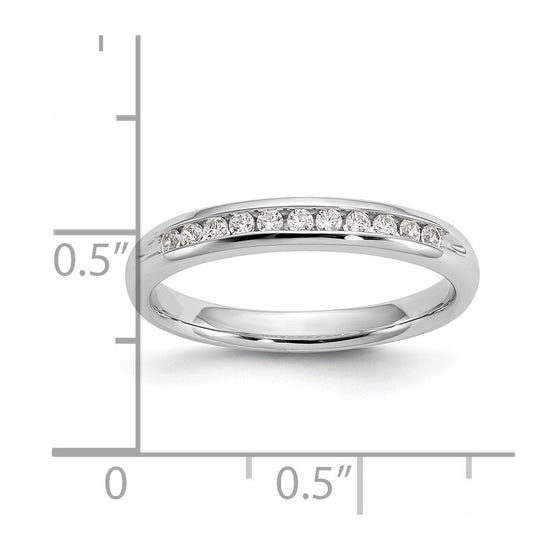 11-Stone Diamond Channel Bands