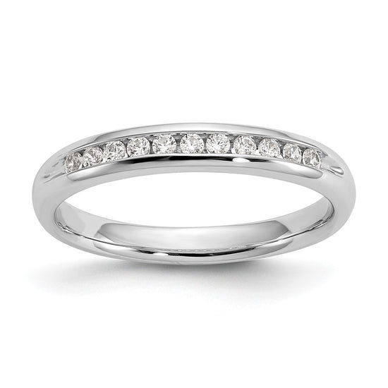 11-Stone Diamond Channel Bands