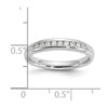 11-Stone Diamond Channel Bands