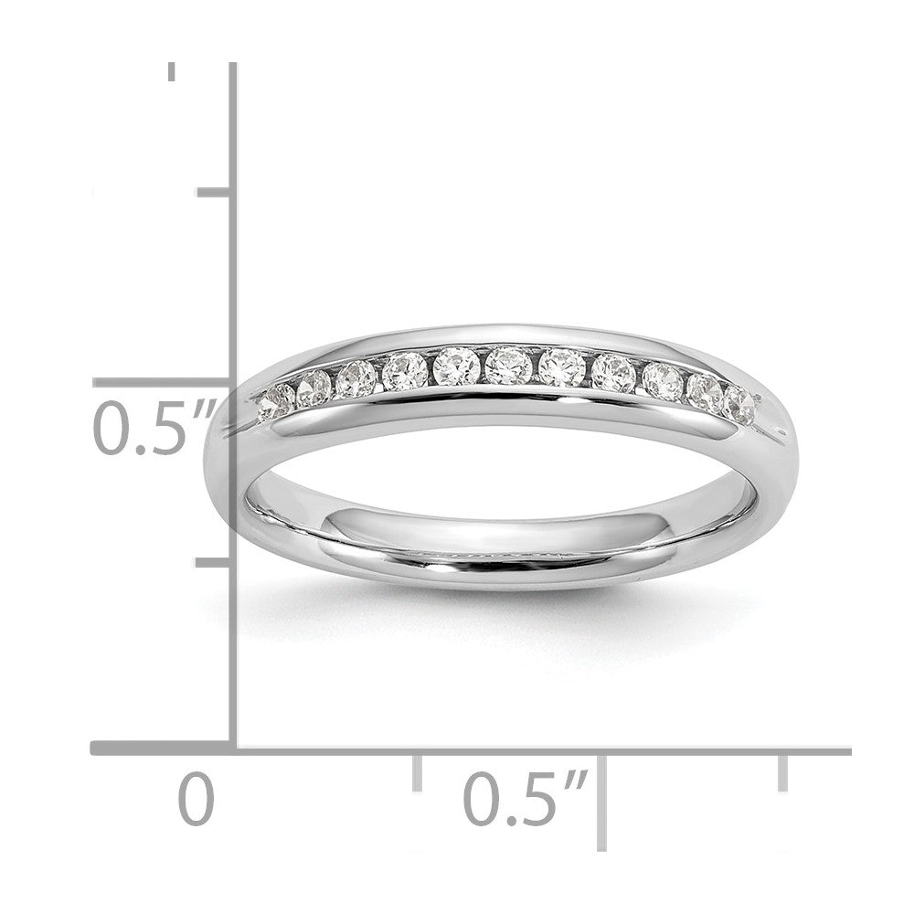 11-Stone Diamond Channel Bands