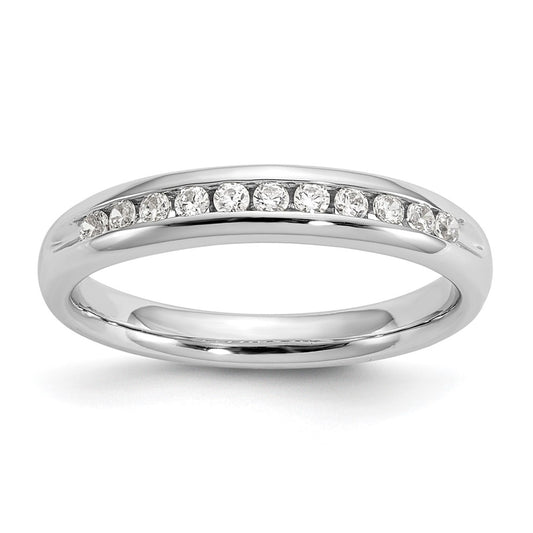 11-Stone Diamond Channel Bands