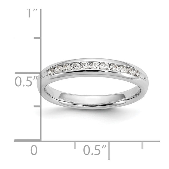 11-Stone Diamond Channel Bands