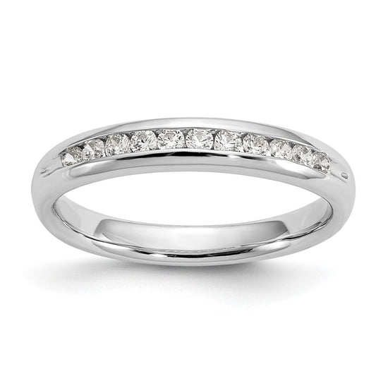 11-Stone Diamond Channel Bands