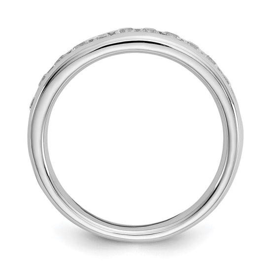 11-Stone Diamond Channel Bands