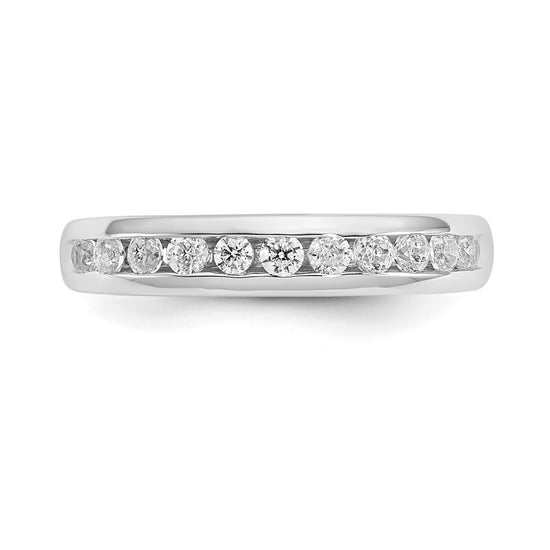 11-Stone Diamond Channel Bands