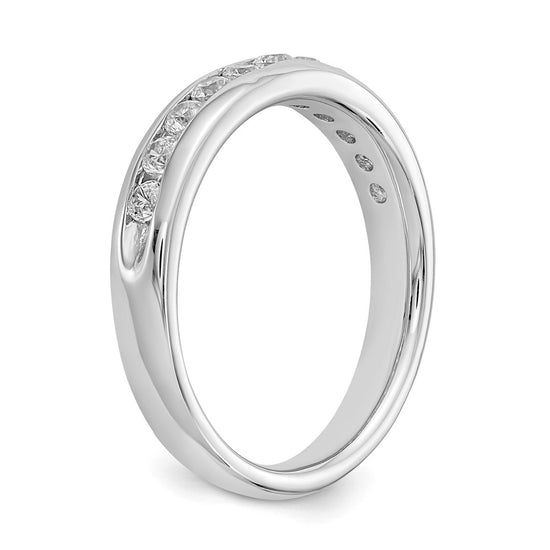 11-Stone Diamond Channel Bands