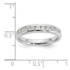 11-Stone Diamond Channel Bands
