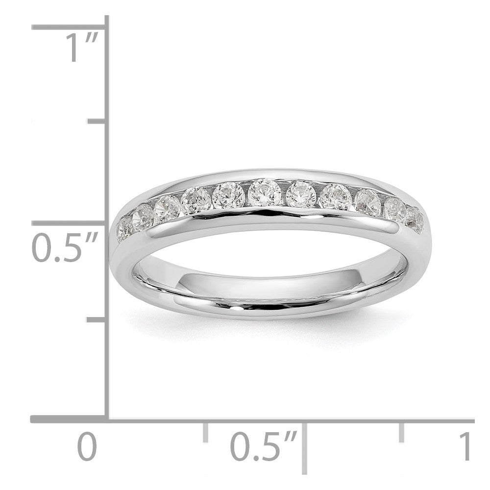 11-Stone Diamond Channel Bands