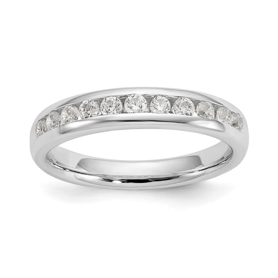 11-Stone Diamond Channel Bands