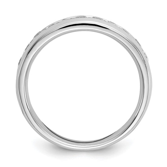 11-Stone Diamond Channel Bands
