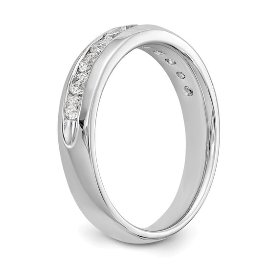 11-Stone Diamond Channel Bands