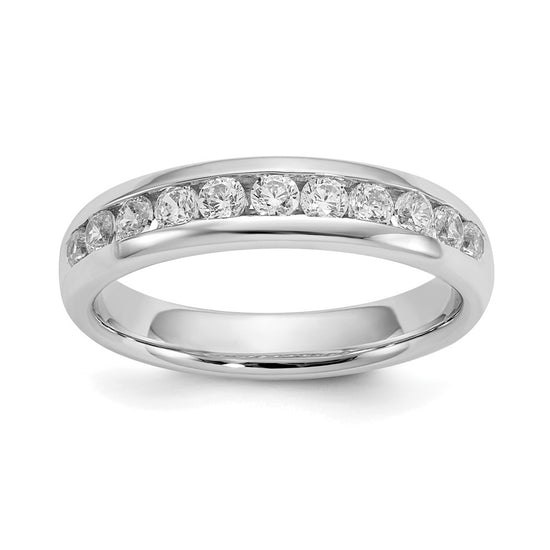11-Stone Diamond Channel Bands