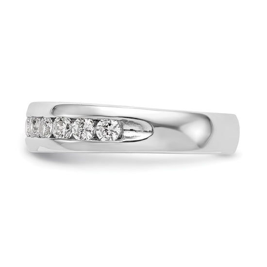 11-Stone Diamond Channel Bands