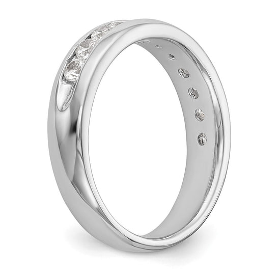 11-Stone Diamond Channel Bands