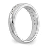 11-Stone Diamond Channel Bands