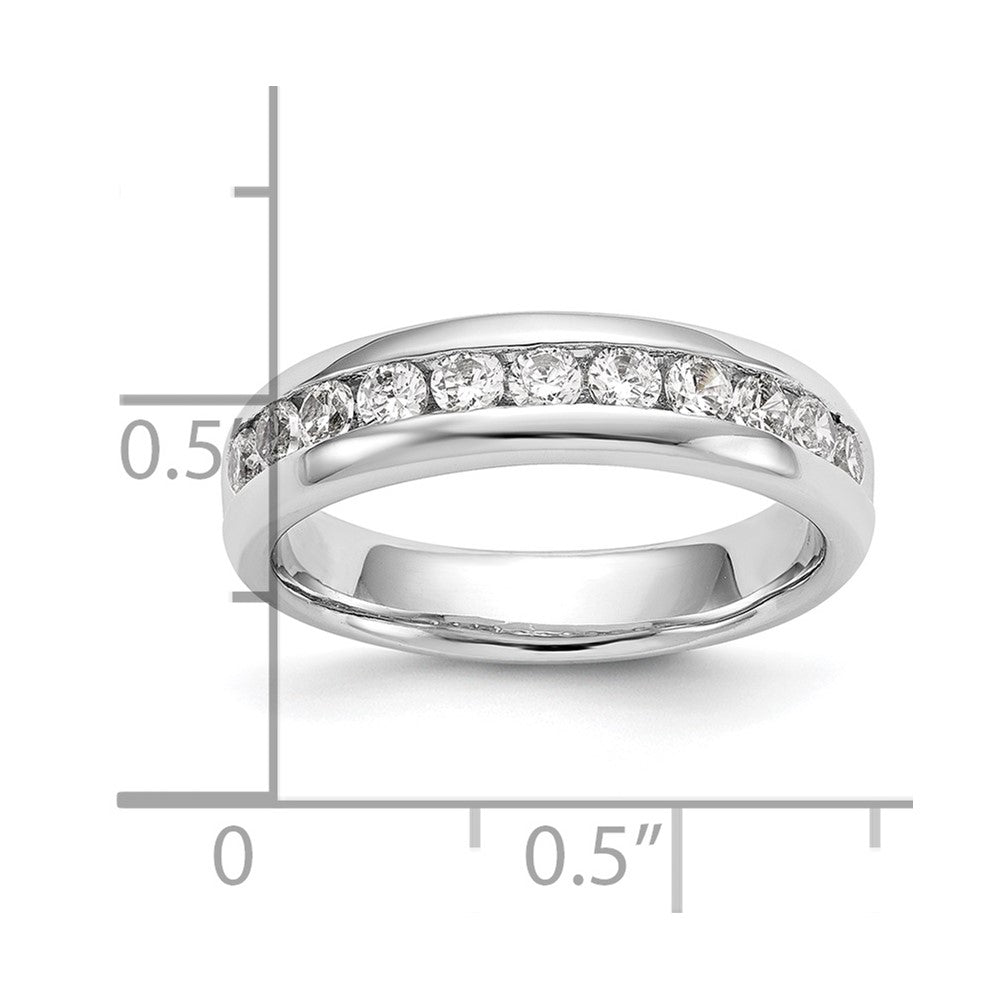 11-Stone Diamond Channel Bands