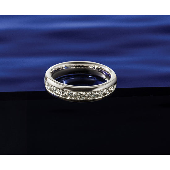 11-Stone Diamond Channel Bands