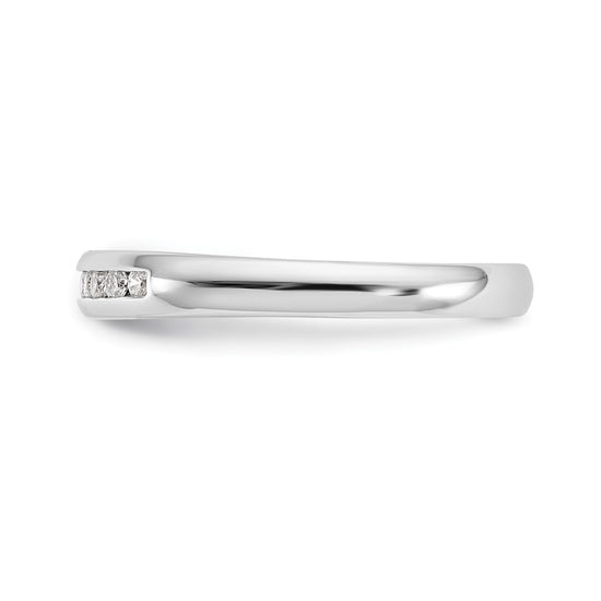 11-Stone Diamond Channel Bands