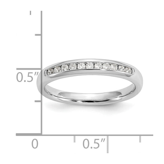 11-Stone Diamond Channel Bands