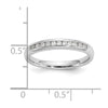 11-Stone Diamond Channel Bands