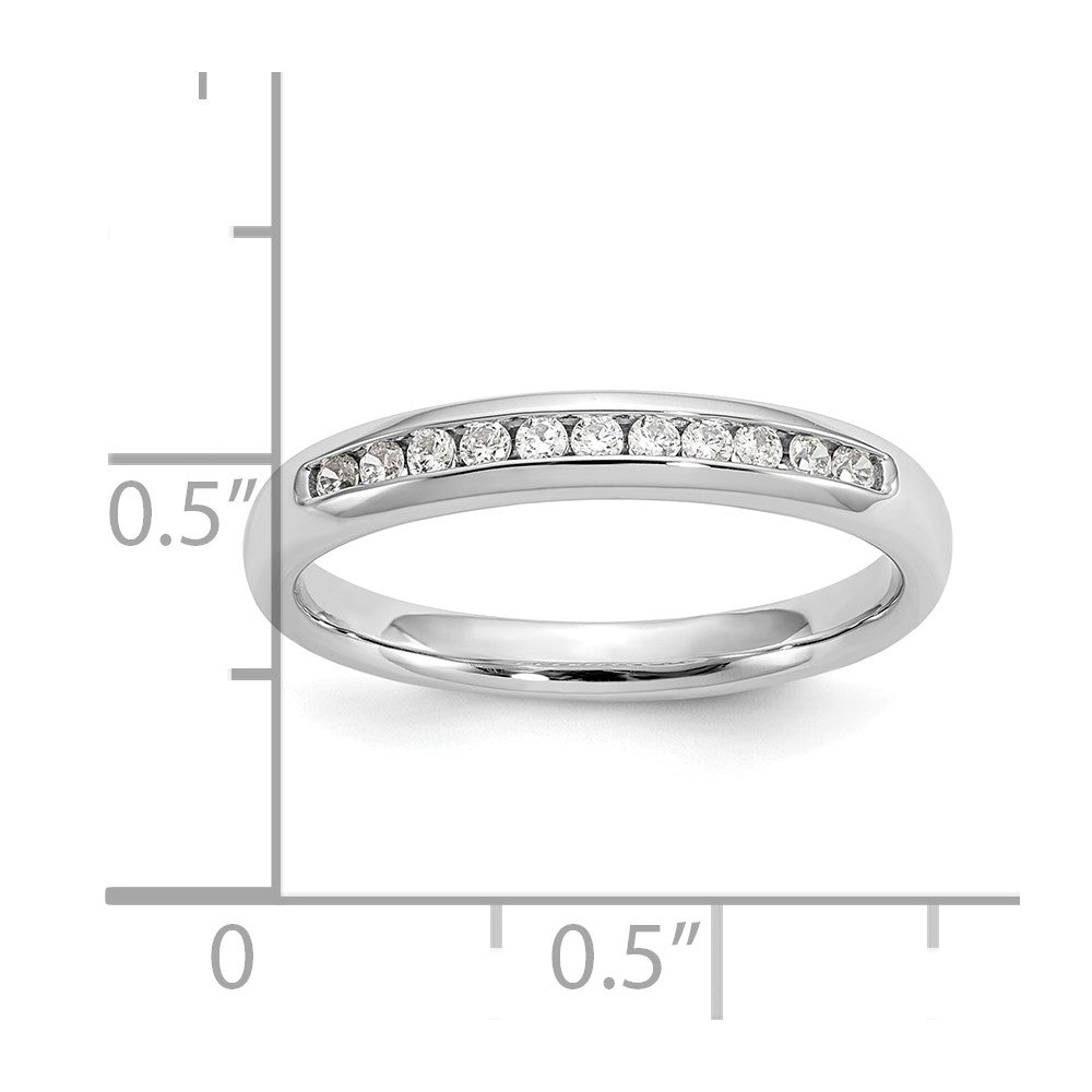 11-Stone Diamond Channel Bands