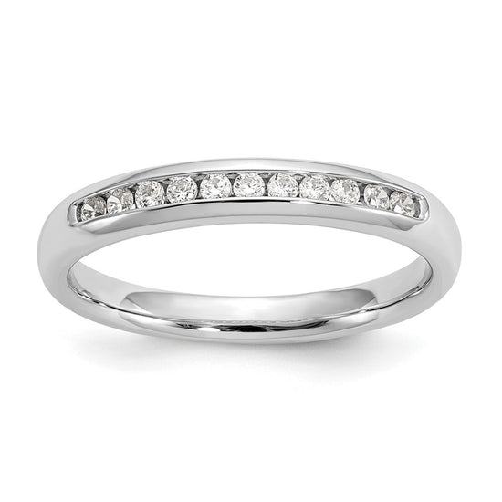 11-Stone Diamond Channel Bands