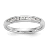11-Stone Diamond Channel Bands