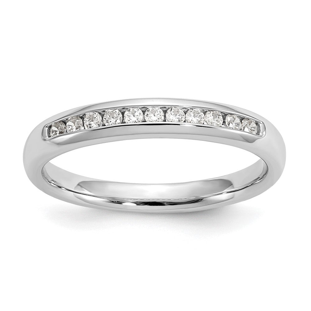 11-Stone Diamond Channel Bands