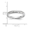 11-Stone Diamond Channel Bands