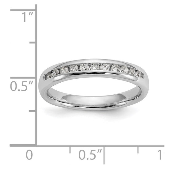 11-Stone Diamond Channel Bands