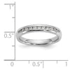 11-Stone Diamond Channel Bands