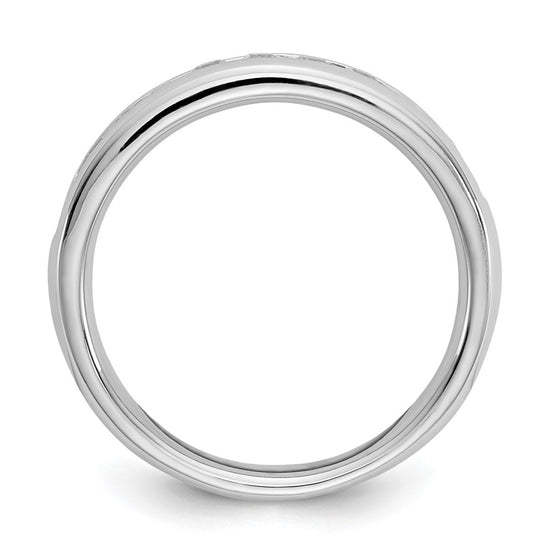 11-Stone Diamond Channel Bands