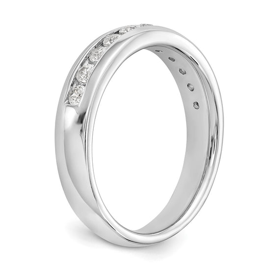 11-Stone Diamond Channel Bands