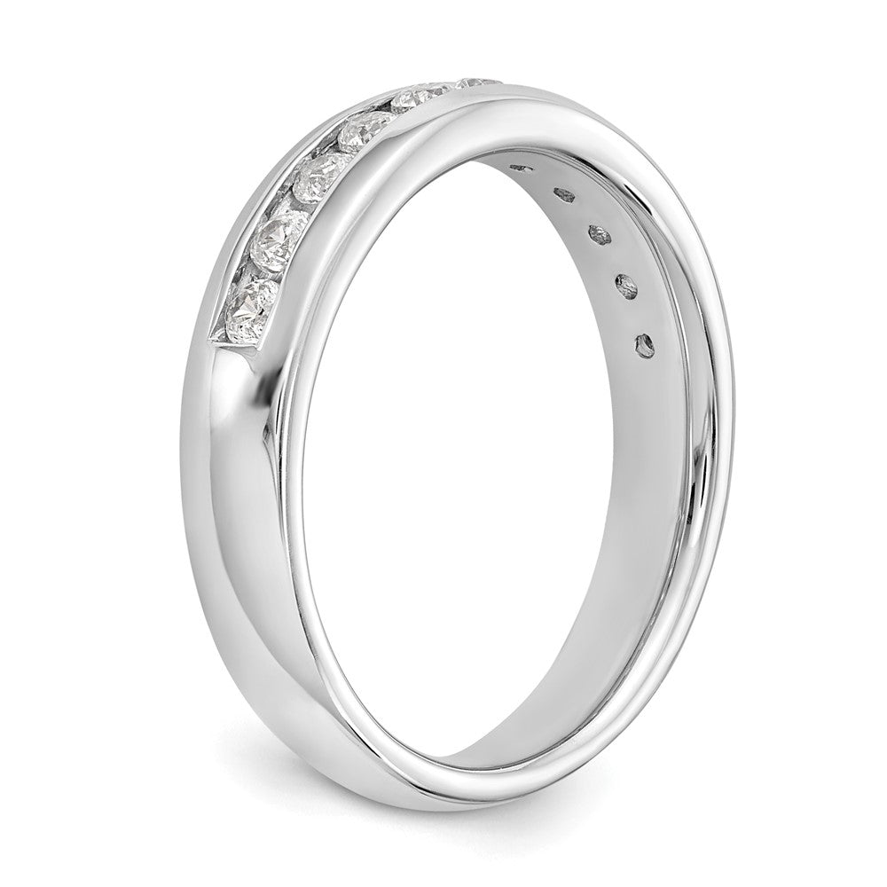 11-Stone Diamond Channel Bands