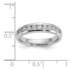 11-Stone Diamond Channel Bands
