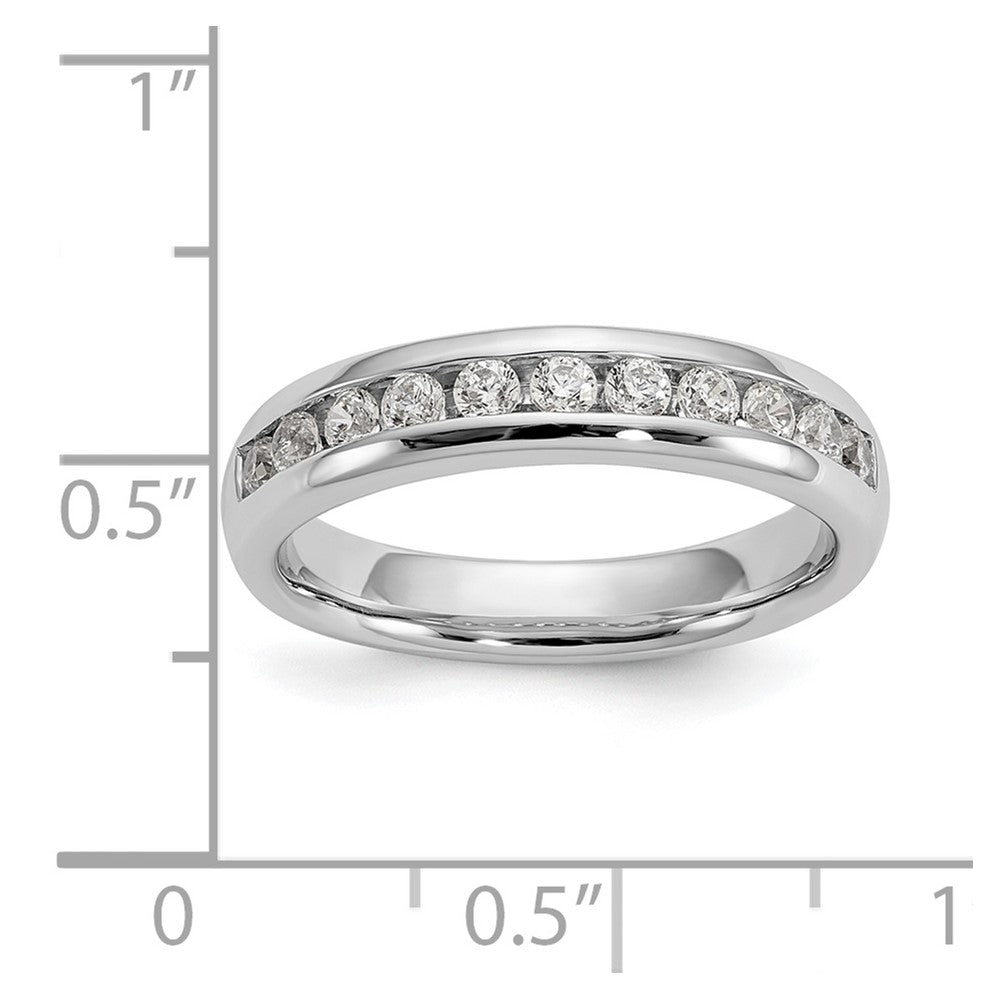 11-Stone Diamond Channel Bands