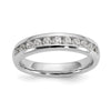 11-Stone Diamond Channel Bands