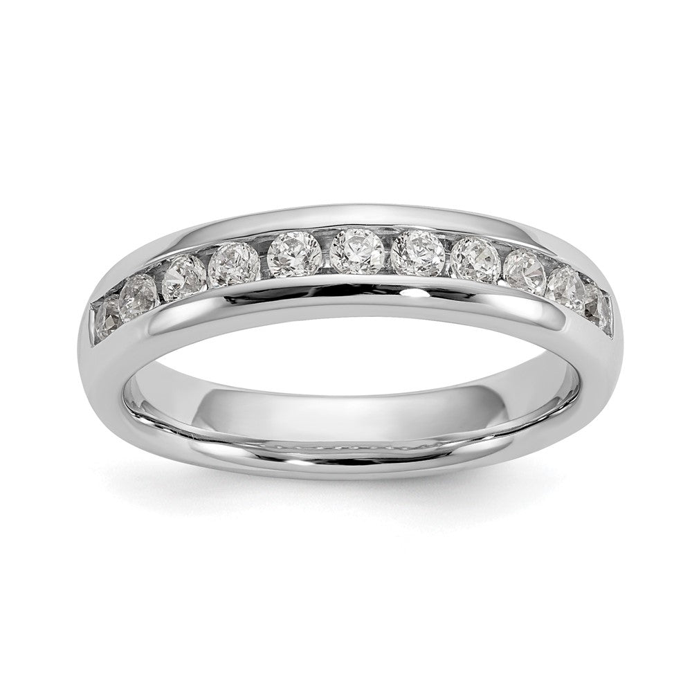 11-Stone Diamond Channel Bands