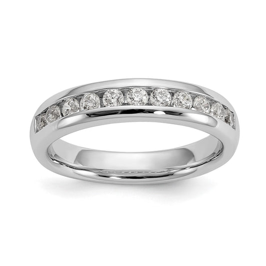 11-Stone Diamond Channel Bands