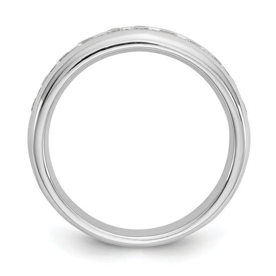 11-Stone Diamond Channel Bands