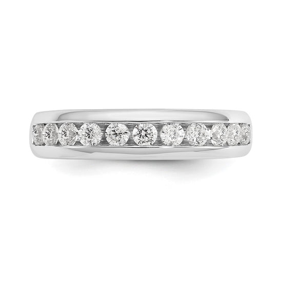 11-Stone Diamond Channel Bands