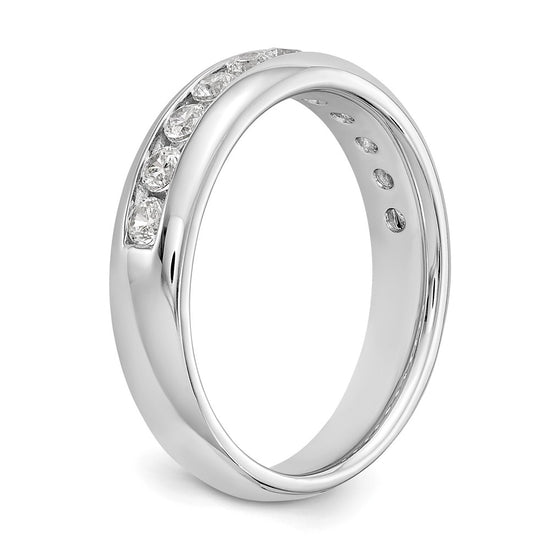 11-Stone Diamond Channel Bands