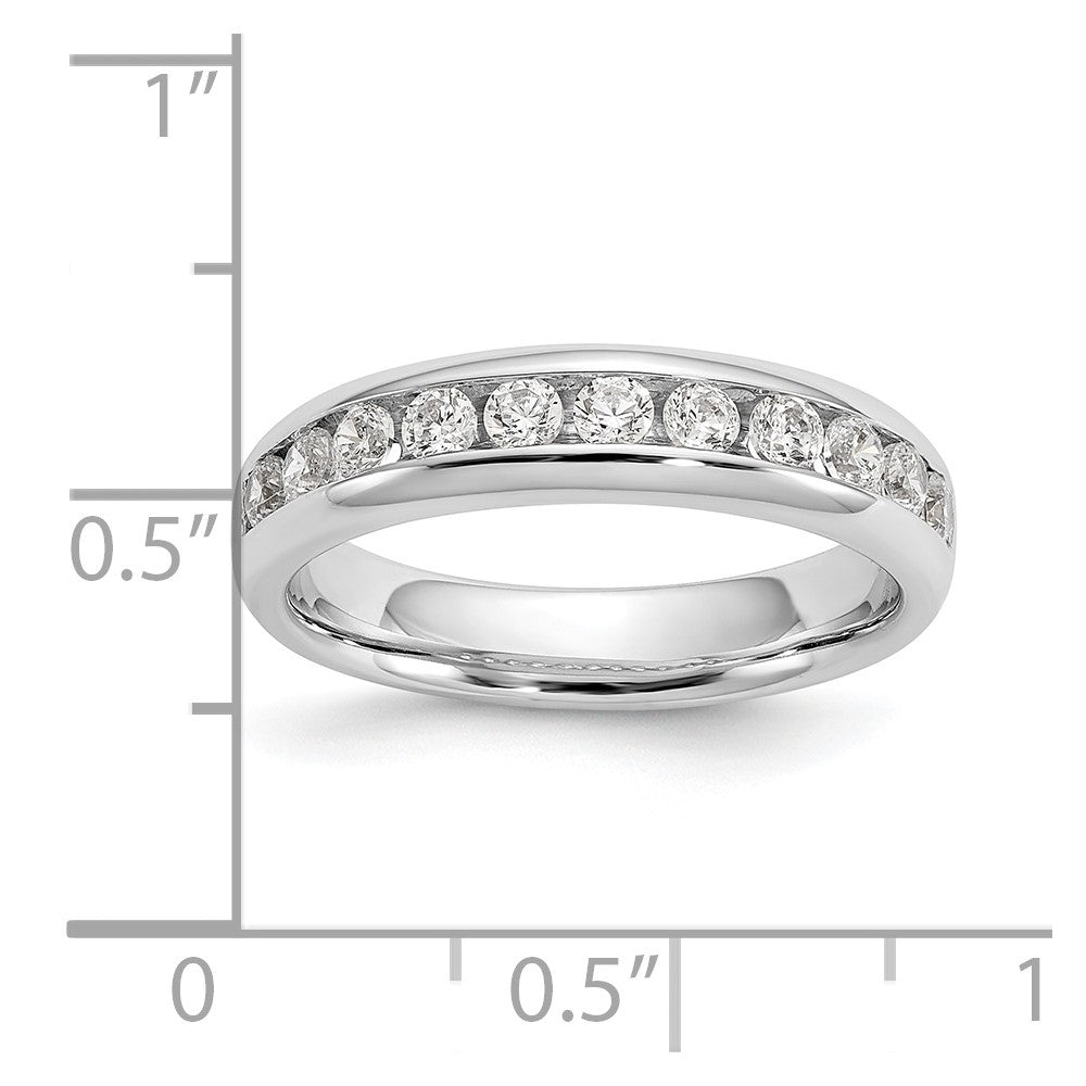11-Stone Diamond Channel Bands